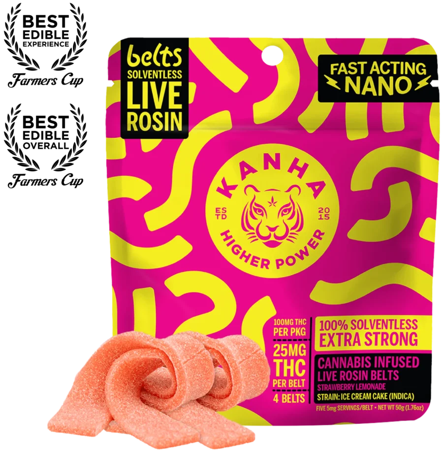 Kanha Strawberry Lemonade Live Rosin Belts
