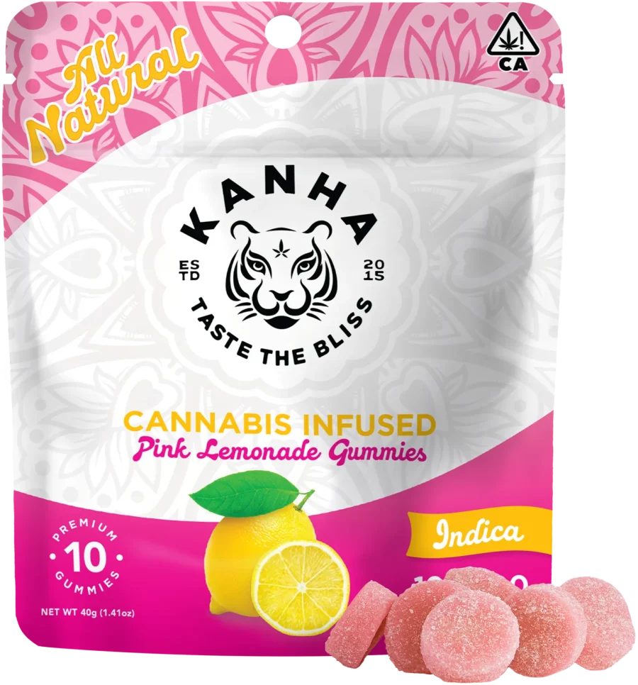 Kanha Pink Lemonade Gummies