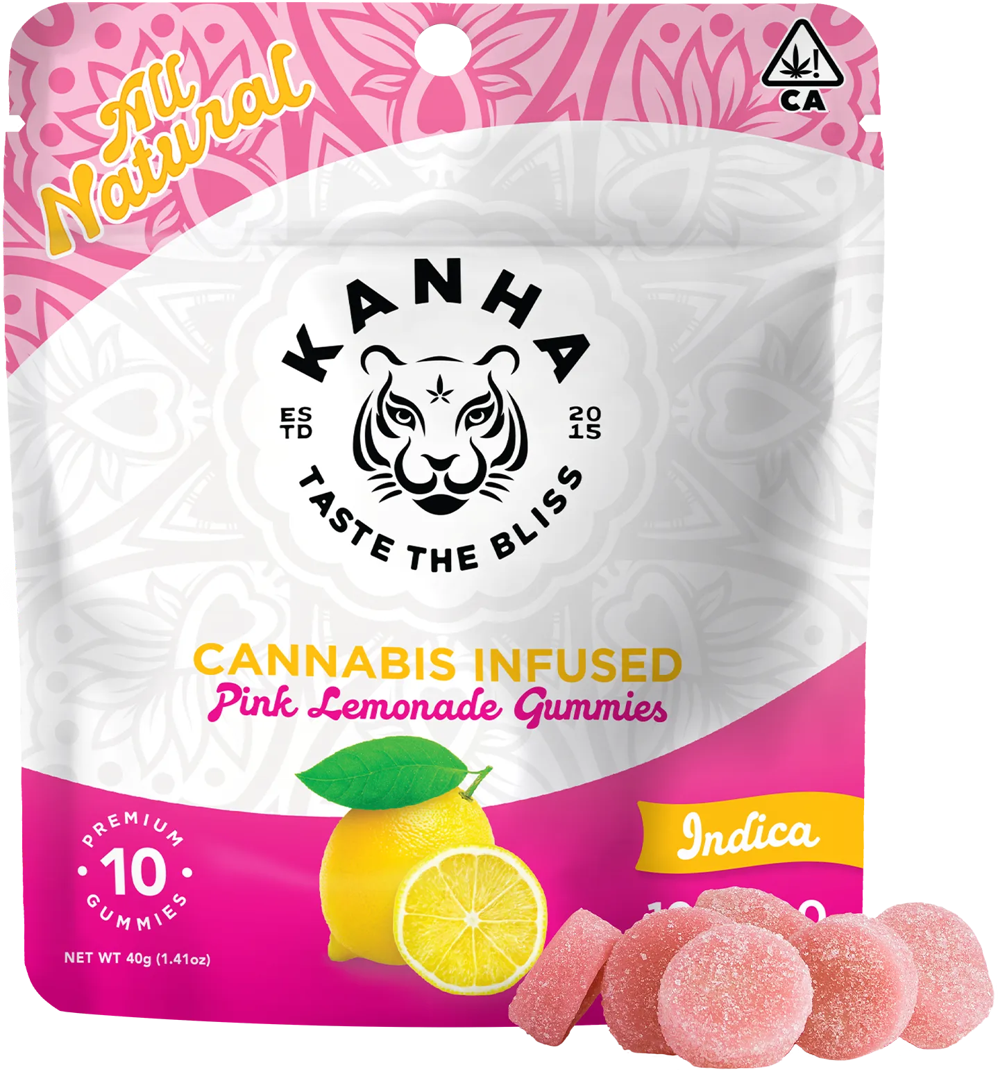 Kanha Pink Lemonade Gummies