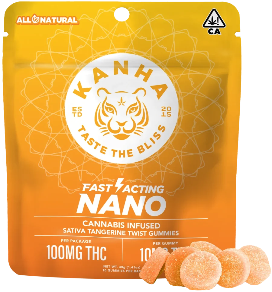 Kanha Tangerine Twist Gummies