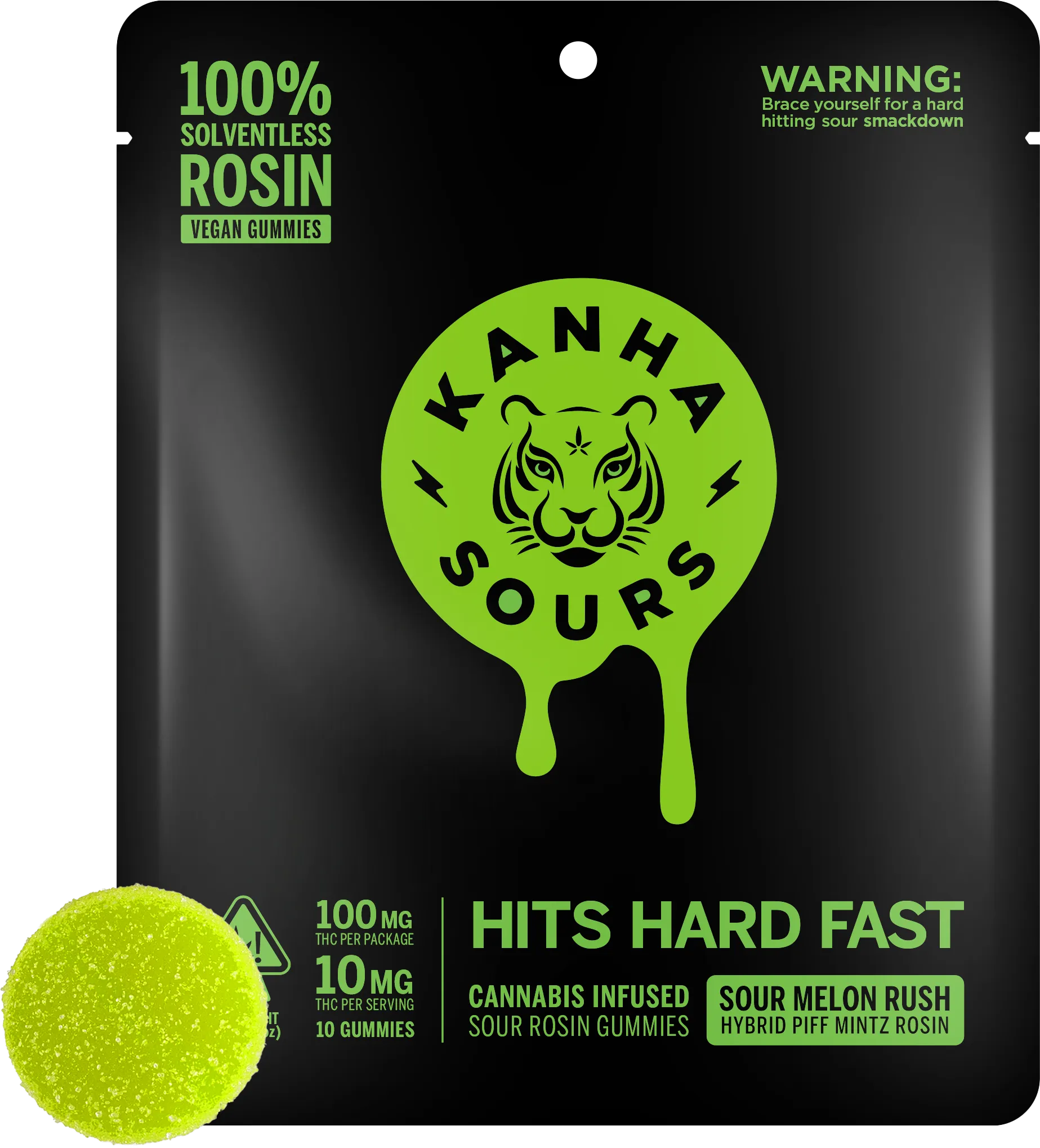 Kanha Sour Melon Rush Gummies