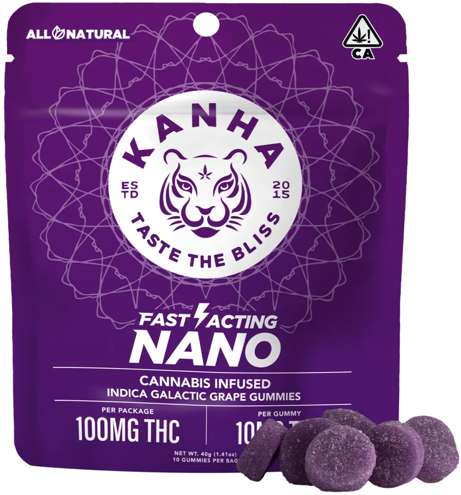 Kanha Galactic Grape Gummies